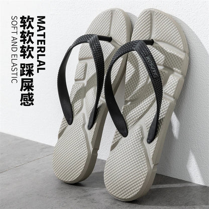 Summer Men's Flip Flops Plus Size 49 50 Soft Comfort Breathable Slippers Non-Slip House Outdoor Beach Slides Massage Flip Flops