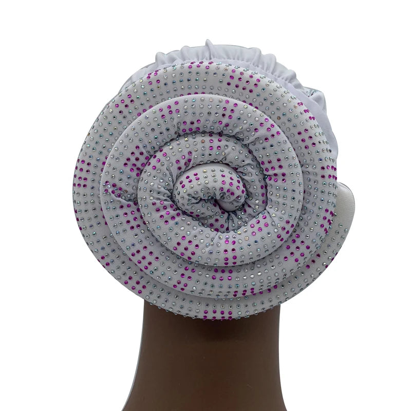 Summer Breathable Turban Cap for Women Muslim Under Scarf Cap African Lady Head Wraps Bonnet