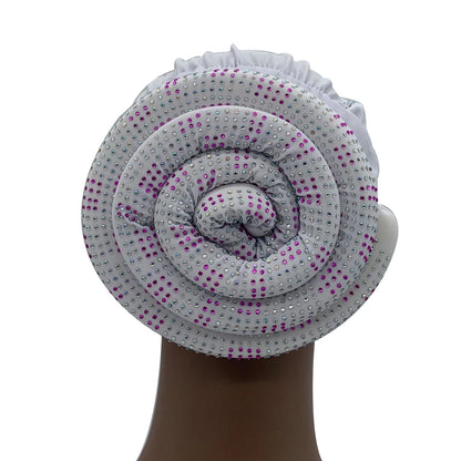Summer Breathable Turban Cap for Women Muslim Under Scarf Cap African Lady Head Wraps Bonnet