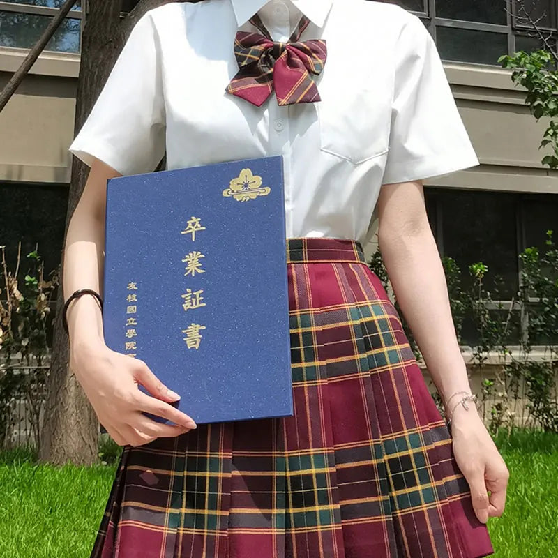 Japanese Bow Tie Skirt Set Student Pleated Skirt Jk Uniform Korean School Sexy Girl Preppy Style Seifuku Japanese School Uniform
