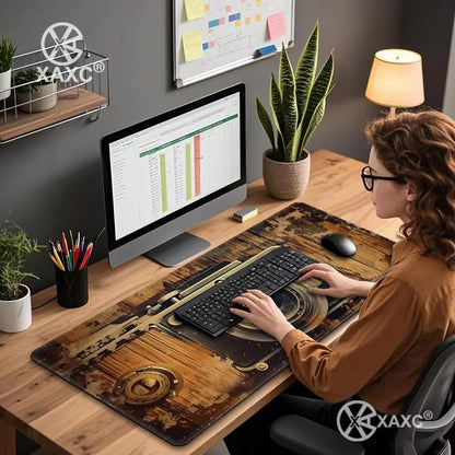Camera Disassembly diagram Mouse Pad Large Computer Office Game Table Mats Rubber Anti-slip Gaming Keyboard Long Desk Pads XAXC