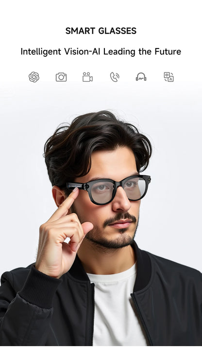 2026 AI Smart Glasses AI Translation Sunglasses Bluetooth Calling Music Player Camera Control Vedio Recording Glasses Men Women