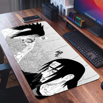 Adventure Anime N-NARUTO Mouse Pad Square Office Gaming Desk Mat Waterproof Non-Slip Rubber Decorative