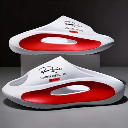 Men's Slippers EVA Non-slip Slides Fashion Slippers Comfortable Men's Slides Summer Casual Sandals Outdoor Indoor Shoes Big Size