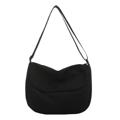 Solid Color Women Crossbody Bag Simple Ladies Shoulder Bag Waterproof Nylon Women'S Handbags Fashion Messenger Bag Women сумка