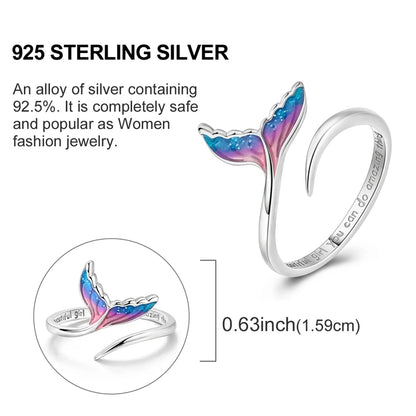 Rings Hot Sales 925 Sterling Silver Love Heart Sun Moon Star Iris Adjustable Rings For Women Wedding Birthday Party Jewelry Gift