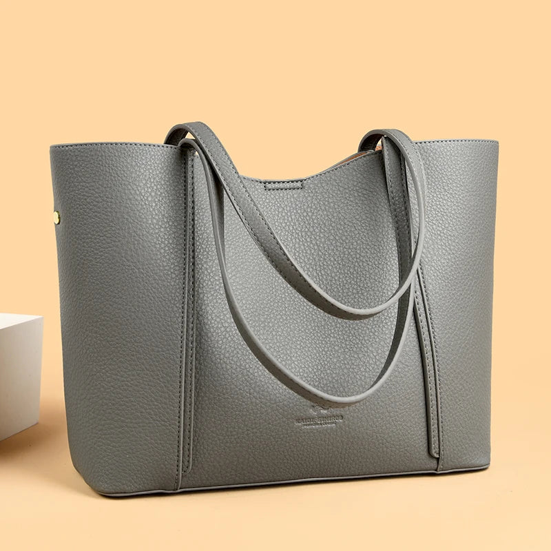 Luxury Designer Women Bags High Quality Leather Shoulder Crossbody Messenger Tote Bag Branded Large Handbag Purses for Female