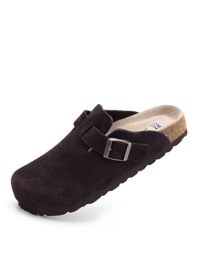 Women's Sandals, Cowhide Leather, Memory Foam Insole, Arch Support, Wide Fit, Non-Slip Sole, Water-Resistant