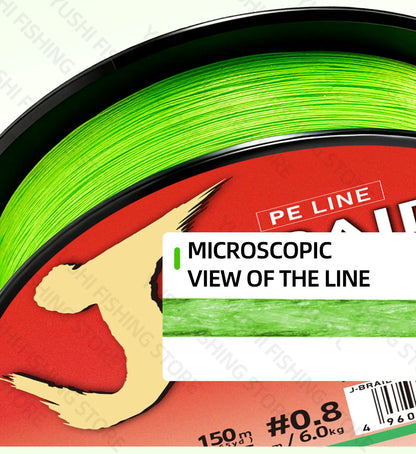 2026 Original X8DAIWA-J Braided Expedition 8 strands Fishing Line PE Super Line Sea Fishing wire 100/150/200/300/500/1000M Pesca
