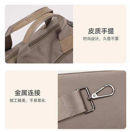 Ladies Lightweight Shoulder Bag Waterproof Nylon Handbag for Commuter Work Casual Crossbody Bags for Women Messenger Bag