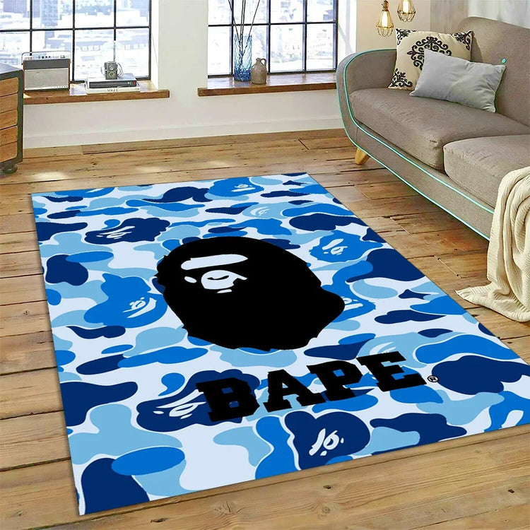 3D Printing B-BAPE Fashion Carpet Rug for Bedroom Living Room Home Sofa Decoration,Children Game Large Decor Floor Mat Gift
