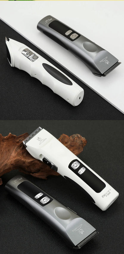 Fenice Cordless Rechargeable Pet Clipper Low Noise Professional Pet Hair Cutting Machine Grooming Trimmer Shaver Kit for Animals