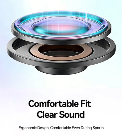 Acer OHR635 Neckband Bluetooth Headphones 40H Playtime Digital Display Wireless 6.0 Earphones with Mic