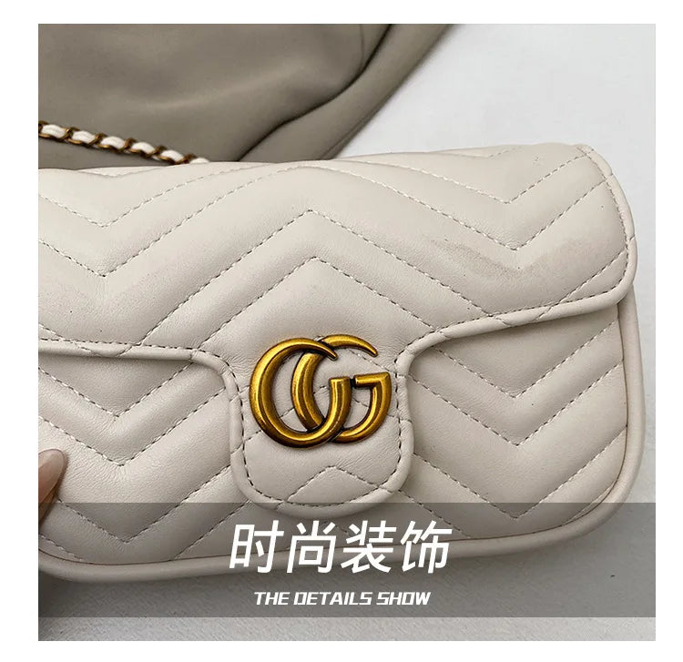 2026 Light Luxury Fashion Women'S  Shoulder Crossbody Bag Niche New Underarm Bag Fashionable Chain Bag Handbag Bag For Women