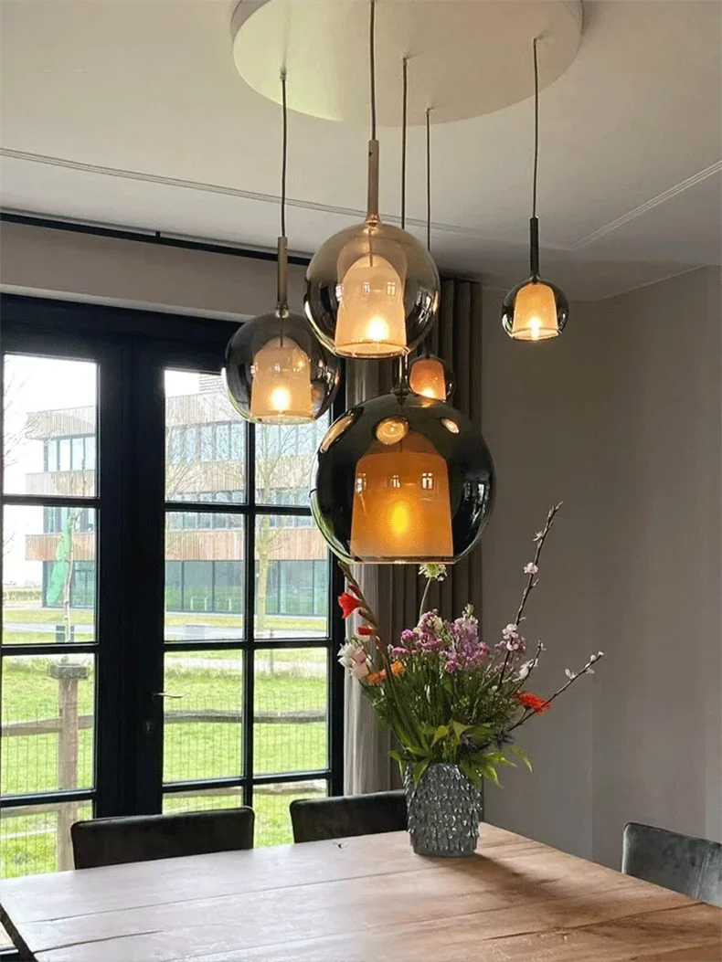 Modern Home Decor LED Lights Pendant Light Lamps For Living Room Chandeliers For Dining Room Hanging Light Indoor Lighting