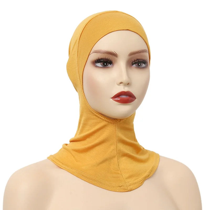 Women Muslim Underscarf Head Cover Muslim Headscarf Inner Hijab Caps Islamic Underscarf Ninja Hijab Scarf Hat Cap Bonnet