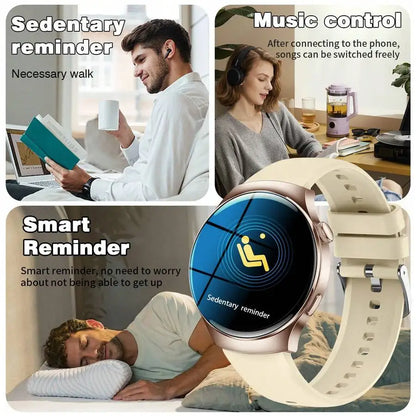 Smartwatch, 1.83-Inch Multifunctional Sports Smartwatch, Featuring Wireless Calling/Music, Message Notifications, Pedometer,
