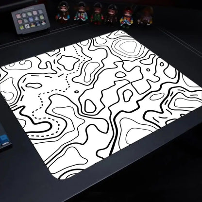 Fluid Mouse Pad 22X18 40X45 Square Computer Accessories Office Game Table Mats Rubber Anti-slip Mousepads Small Decor Desk Pads