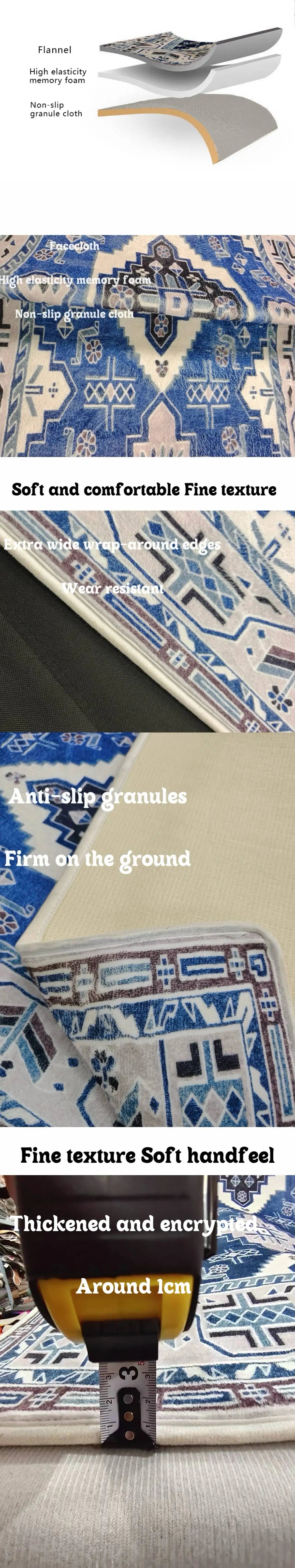 VIKAMA Long Runner Rug, Anti-Slip Motorcycle Mat, Indoor/Outdoor Use, Easy to Clean, Ideal for Racing Motorcycles