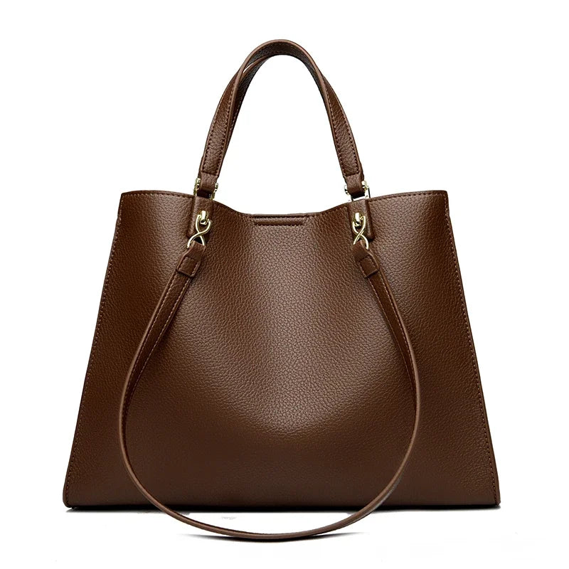 Genuine Brand Luxury Designer Women Bags High Quality Leather Shoulder Crossbody Messenger Tote Bag Large Handbag Purses