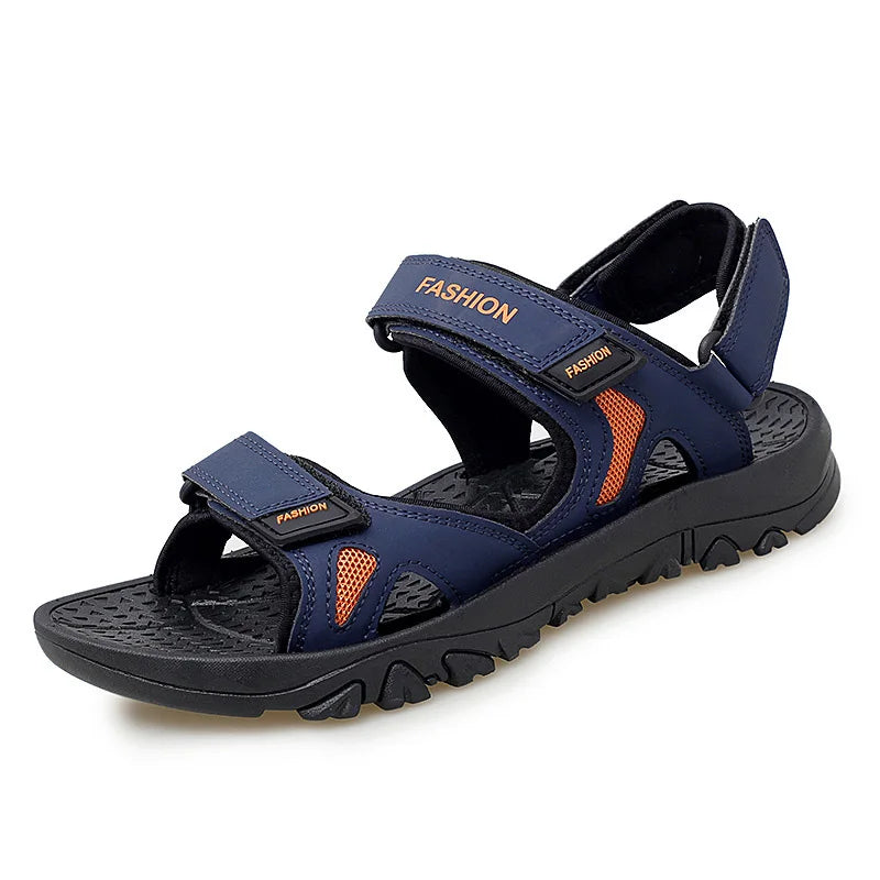 Plus-Size Men'S Sandals, New Summer Styles, Casual Shoes, Beach Shoes, Slippers, Open-Toe, Cool, Flat, Sporty Sandals