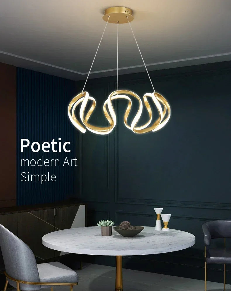 Modern Nordic LED Pendant Lights Minimalist Luxury Lamps for Living Dining BedRoom Home Decoration