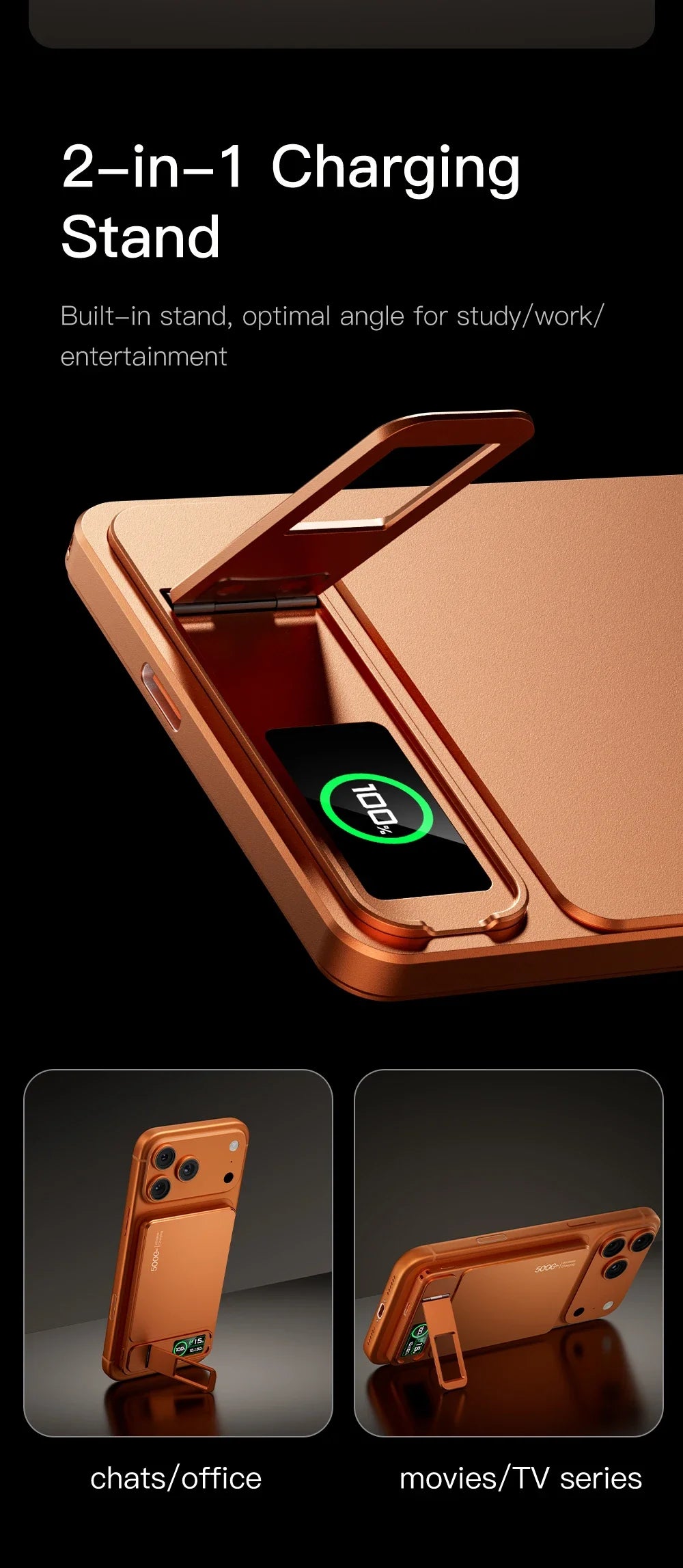 10000mAh Magnetic Powerbank 15W Wireless Power bank PD 20W Fast Charing External Battery For MagSafe iPhone 12-17 Pro Watch