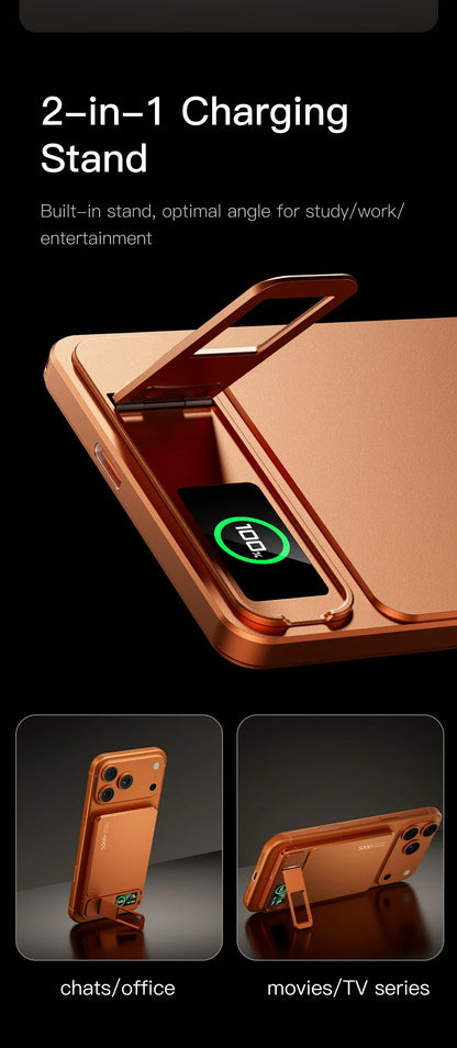 10000mAh Magnetic Powerbank 15W Wireless Power bank PD 20W Fast Charing External Battery For MagSafe iPhone 12-17 Pro Watch