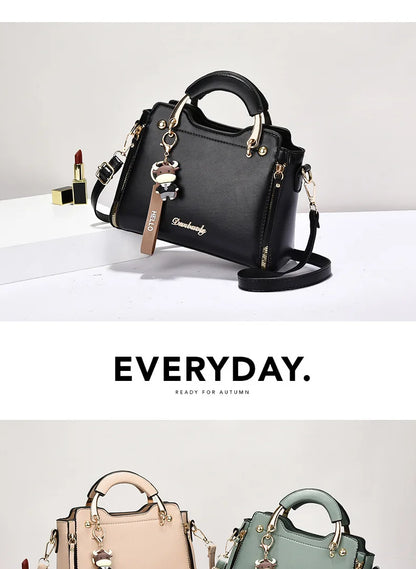 New women bag Fashion Shoulder bags handbag  for women 2025  Handbags leather Printed monogram single shoulder straddle bag