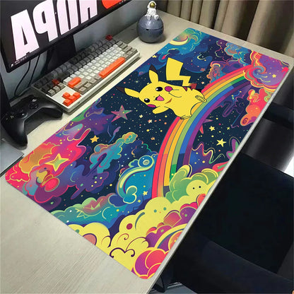 Mouse Pad Large Desk Mat Pokemones Anime Playmat Gaming Mouse Pad 900 × 400 Xxl Mousepad Speed Computer and Office Gamer Cabinet