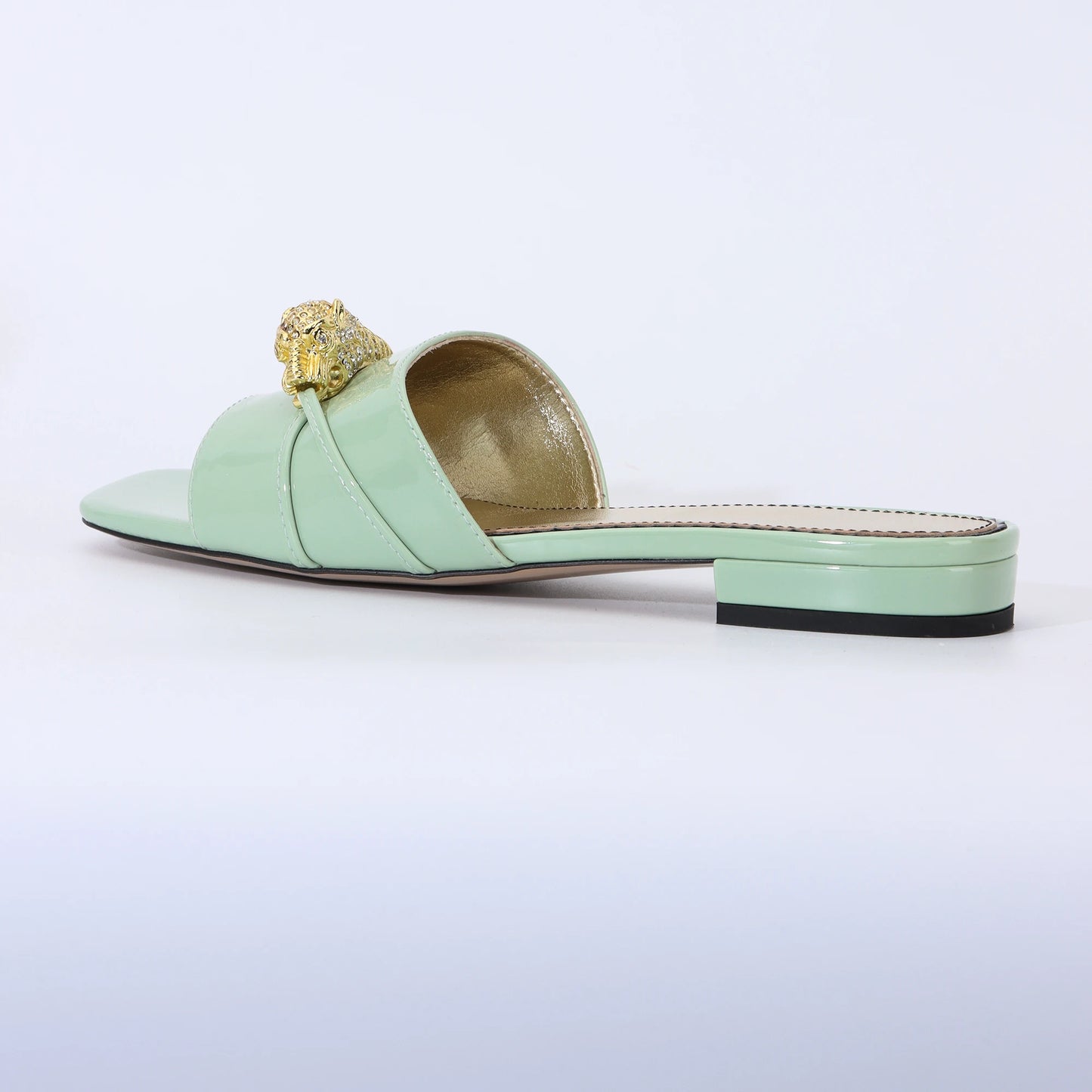 Designer Shoes for Women Jeweled Snake Flat Slides Sandals Summer 2024 Classic funny Slippers Women High Quality Luxury