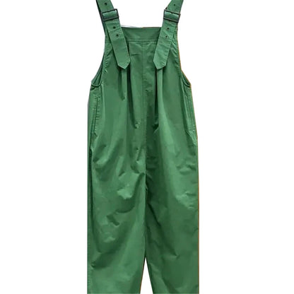 Womens Sleeveless Dungarees Rompers Cotton Jumpsuit Loose Shoulder Strap Pants Ladies Summer Casual Overalls Playsuits