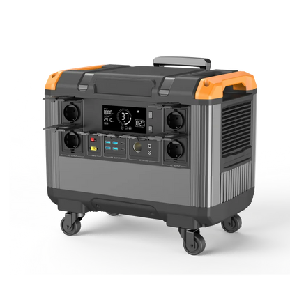 Portable Power Station 3000W LiFePO4 Battery, Fast Charging, Suitable for Outdoor Trips, Parties and Indoor Emergency Pow