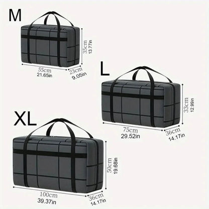 1pc Large-capacity Hand-held Clothes Storage Bag Foldable Dust-proof Non-woven Fabric Packing Bags Bedroom Wardrobe Organizer