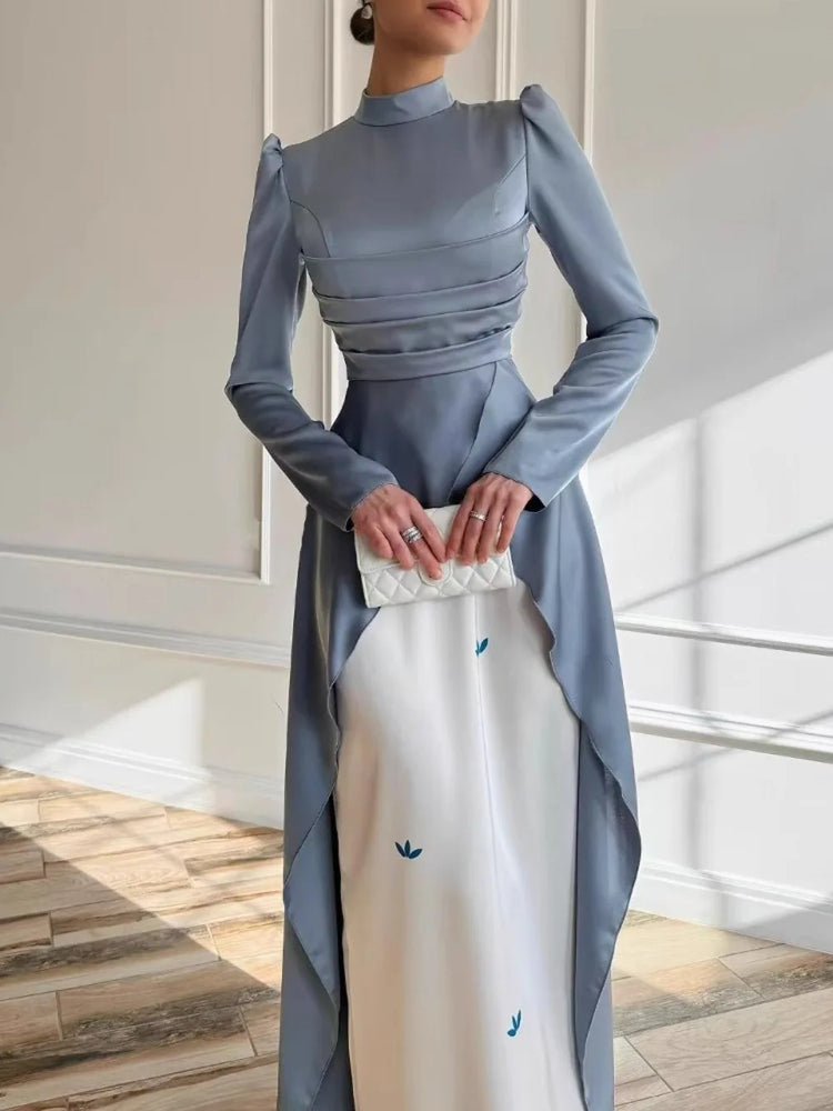 Eid Women Dress Muslim Abaya Satin Vestidos Largos Party Caftan Jalabiya Ramadan Long Dresses Dubai Kaftan Arab Long Robe 2025