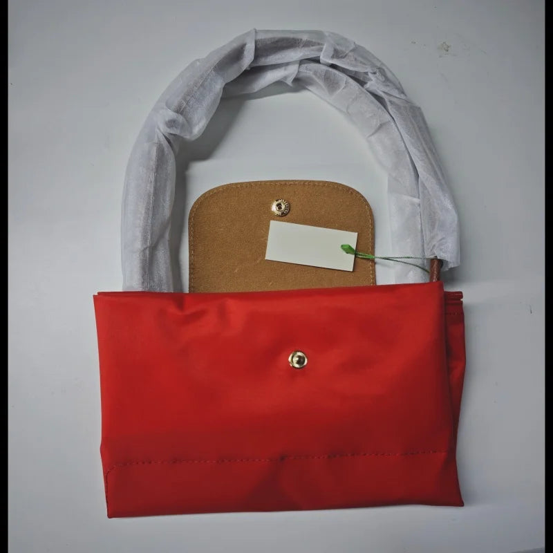2026Foldable hobos nylon Handbag Bags Classics Lady Tote Bag embroidered Shoulder Bags short and long handles bags FOR women