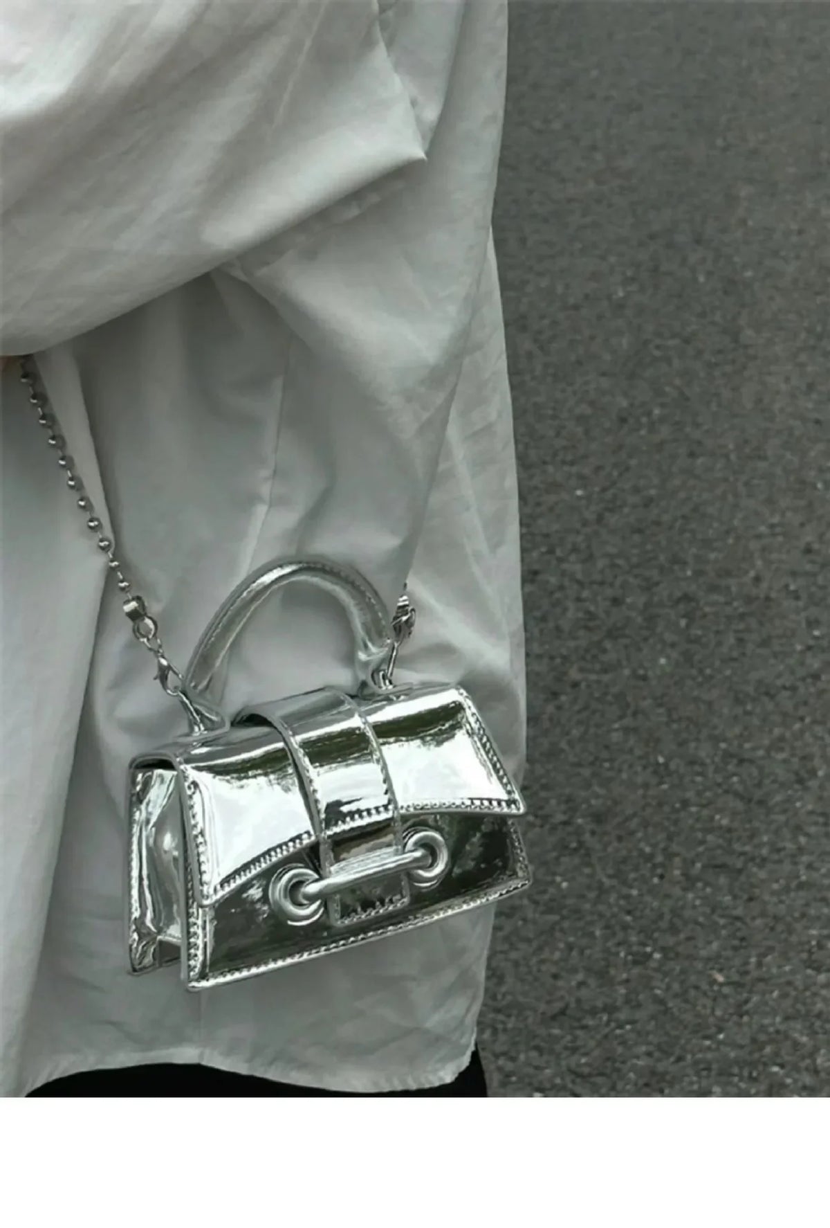 Pu Leather Vintage Women Silver Chic Crossbody Bag Luxury Designer Small Shoulder Bags Fashion Gold Mini Coin Purse Cute Handbag
