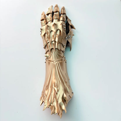 Gloves3D printed Silk PLA Material,A Pair Of Cosplay Prop Gloves Can Be Customized Dragon-Shaped Gloves Props Boys Gifte