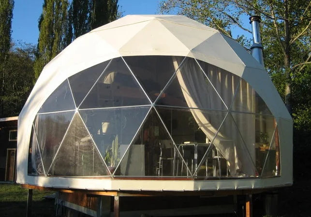 Customize Style Outdoor Glamping Luxury Hotel Tent Multi Color PVC Material Waterproof Geodesic Dome Tent for Family Camping