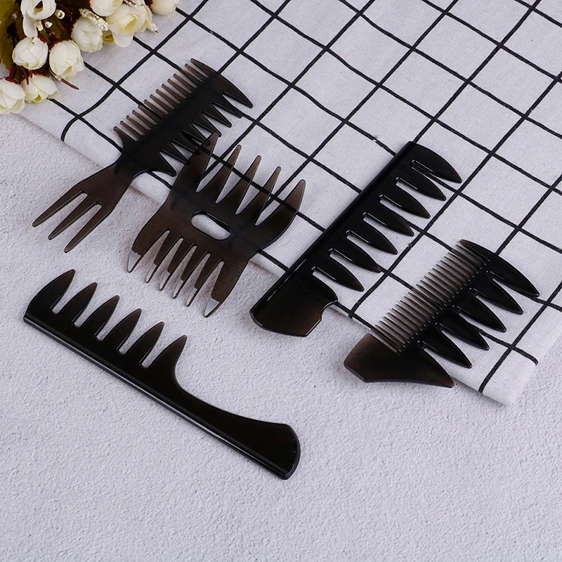 Oil Hair Comb Wide Teeth Hair Comb Classic Oil Slick Styling Hair Brush For Men