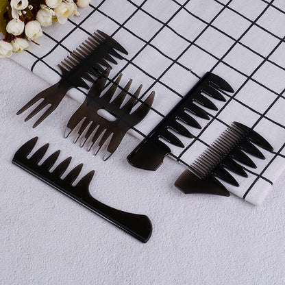 Oil Hair Comb Wide Teeth Hair Comb Classic Oil Slick Styling Hair Brush For Men