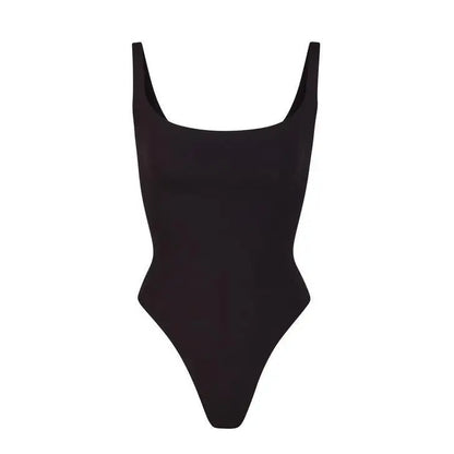 Jumpsuit Women Sexy Ice Silk Shapewear Camisole Jumpsuit Solid Color Slim Fit Inner Lining Backless Summer Fashion New Romper