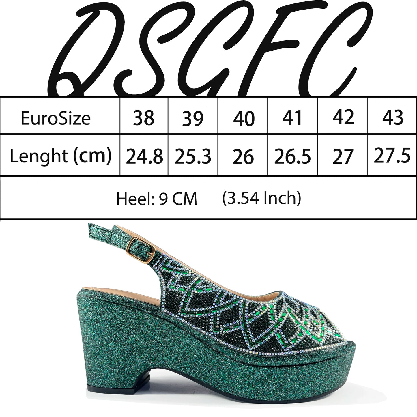 Queena Yan Sky Blue Elegant Nigerian Rhinestone Wedding Shoe and Bag Set Italian Inspired High Heels and Matching Handbag