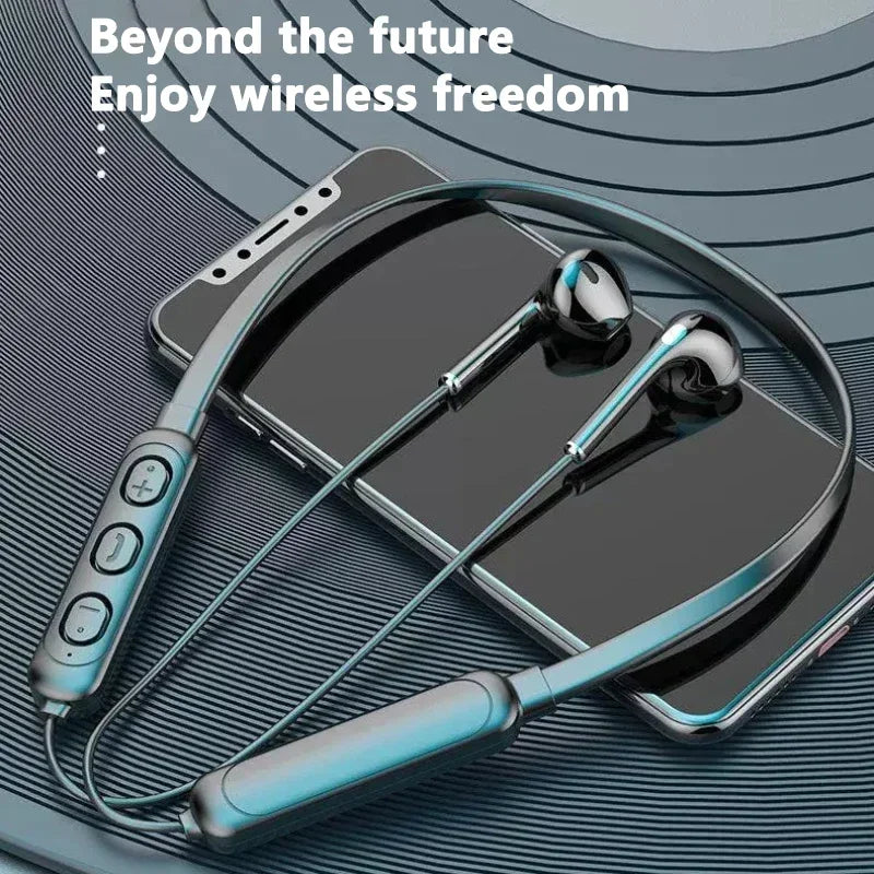 New Wireless Bluetooth 5.3 Neck-Hanging Type Stereo Bluetooth Earphone Earphones With Mic Bluetooth Headset Bluetooth Headphone