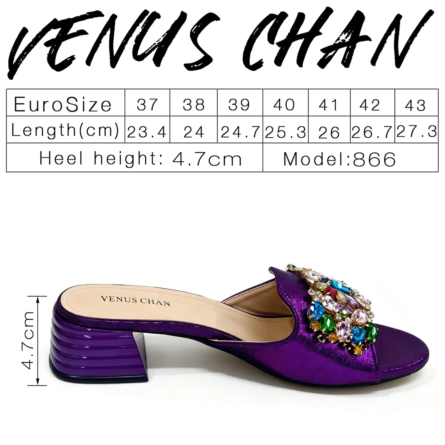 Women Luxury Multicolor Rhinestone Blue Heel Mules Black Satin Open Toe Slip On Sandals Elegant Wedding Evening Party Designer