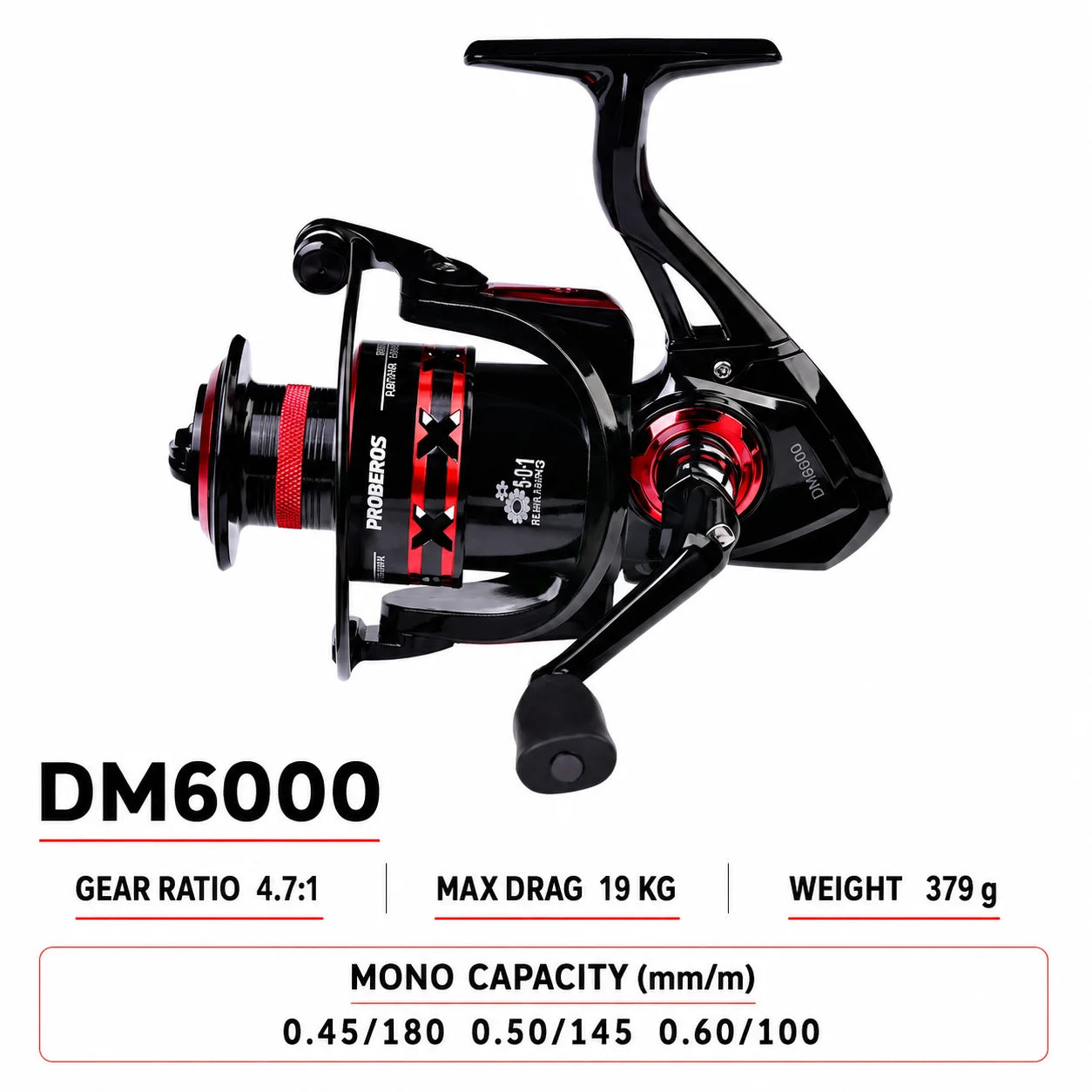 1000-8000 Full Metal Spinning Fishing Reel 4.7:1-5.2:1 23KG Max Drag Long Cast Carp Sea Fishing Wheel Accessories