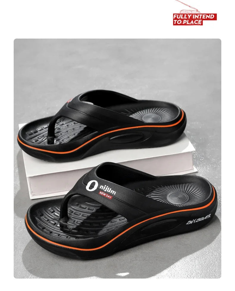 Summer Men Slippers Non Slip EVA Flip Flops Lightweight Home Sandals Soft High Quality Slides Fashion Outdoor Beach Bathroom