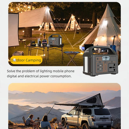 jsdsolar 100W Portable Power Station Power Generator 110V 220V LED Light Emergency Solar Power Bank for Outdoor Camping Travel