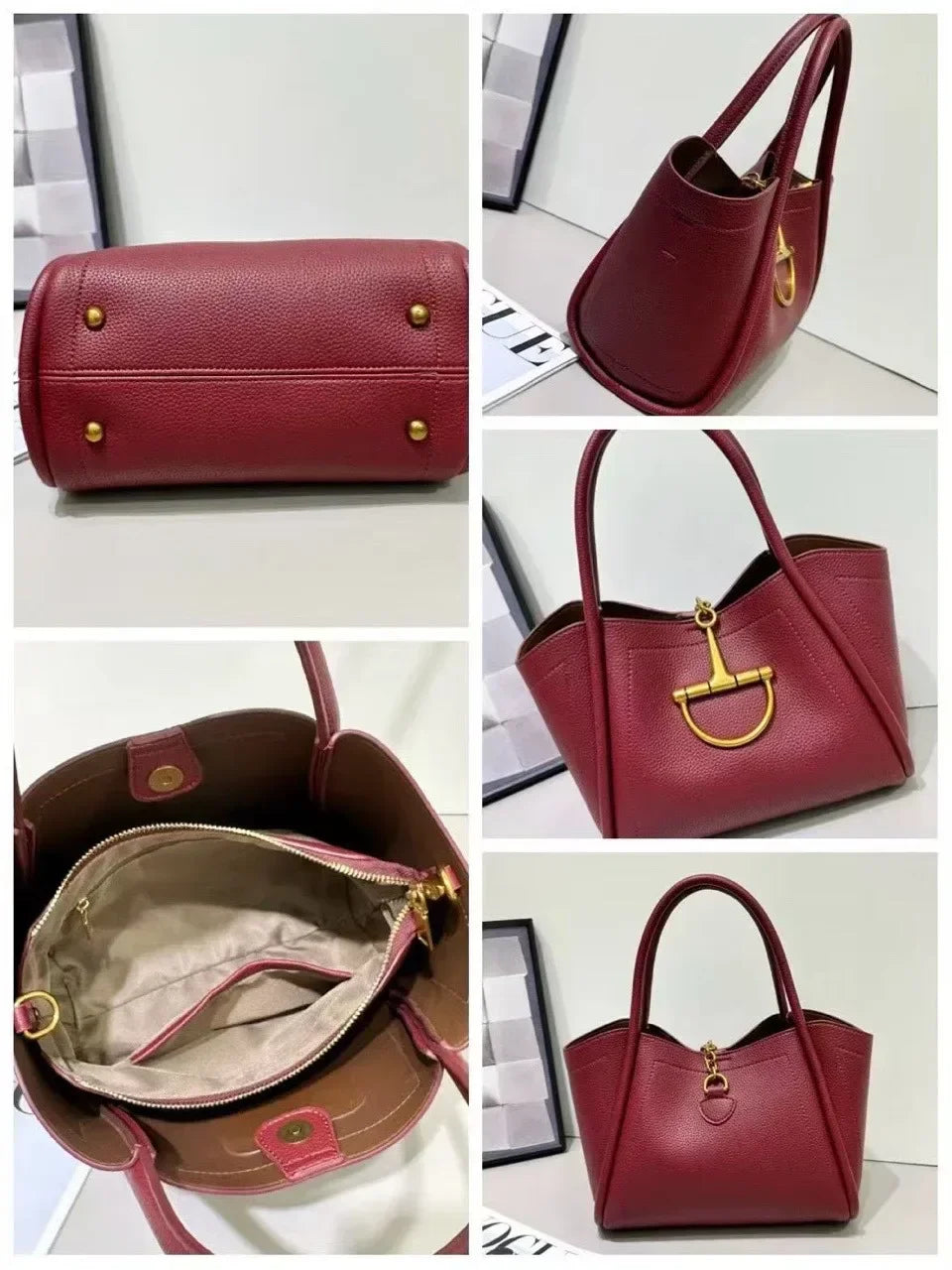 Chic Shoulder Bag for Ladies High-Quality Leather Luxury Brand Design Famous Designer Inspired Everyday Essential