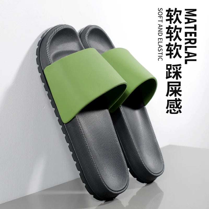 Summer Mens Breathable EVA Slides Men Beach Slippers Indoor House Home Slipper Soft Lightweight Slipers 46 47 48 New 2026
